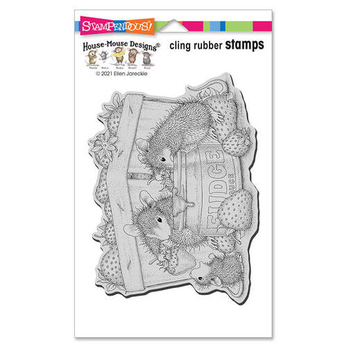 Stampendous Cling Stamp - Fudge Strawberries