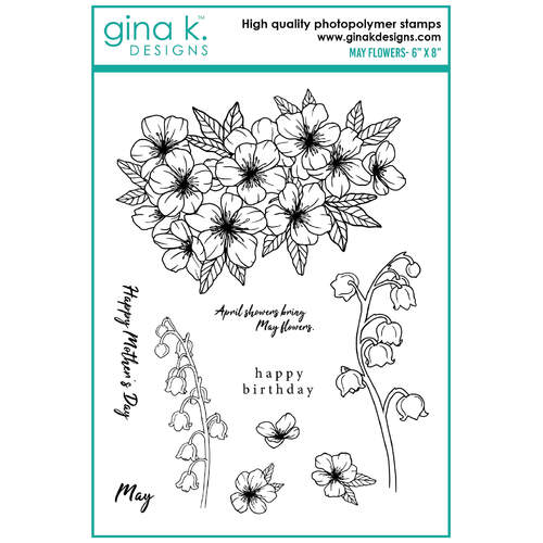 Gina K Designs Stamps - May Flowers