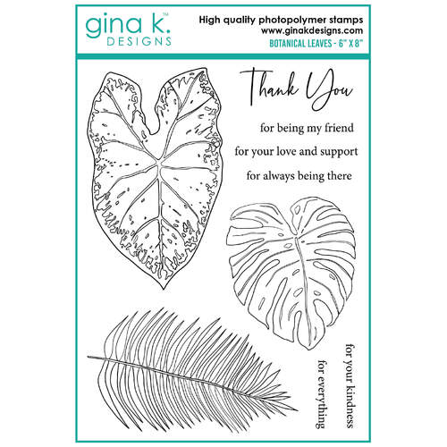 Gina K Designs Clear Stamps - Botanical Leaves