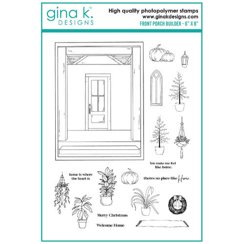 Gina K Designs Clear Stamps - Front Porch Builder