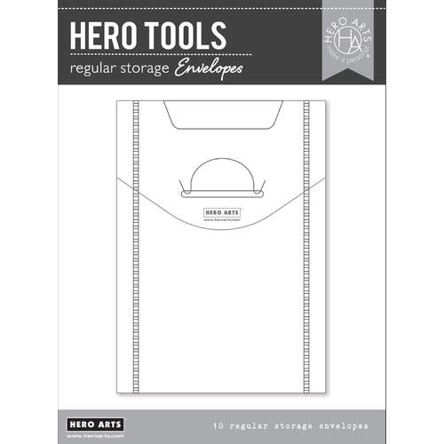 Hero Arts Tools - Regular Storage Envelopes 5"x7" (10) HT225