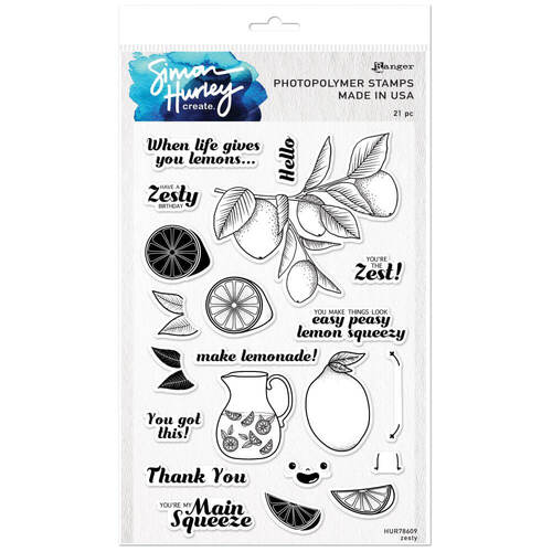 Simon Hurley Create Clear Stamps - Zesty HUR78609