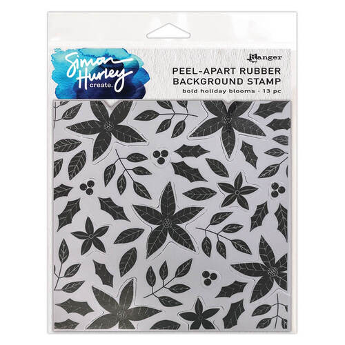Simon Hurley create. Background Stamp - Bold Holiday Blooms HUR82552