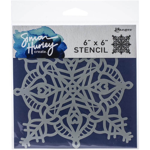 Simon Hurley Create Stencil 6”x6” - Frostbite HUS68945