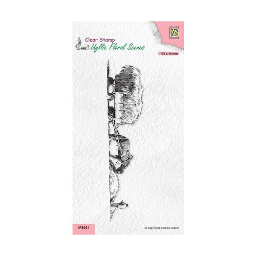 Nellie Snellen Clear Stamps Idyllic Floral - Slimline Haytime IFS051