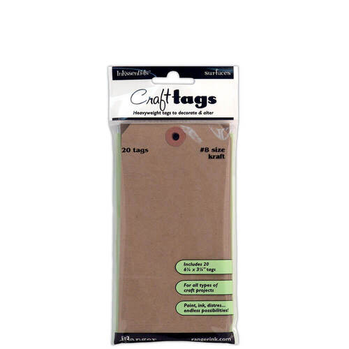 Ranger Kraft Tags - No8 (20 Pack) ISC31864