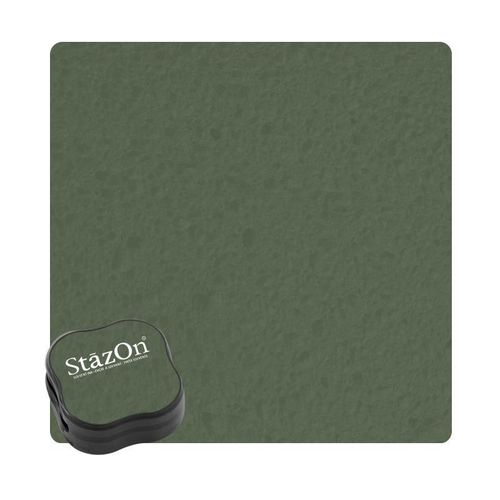 Tsukineko Staz On Midi Ink Pads - Olive Green J7049-51