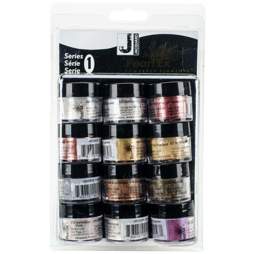 Jacquard Pearl Ex Powdered Pigments 3g 12/Pkg - Series 1 JAC0612