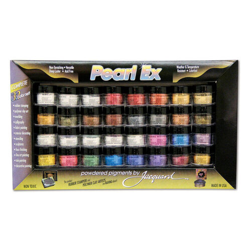 Jacquard Pearl Ex Powdered Pigments 3g 32/Pkg JAC0632