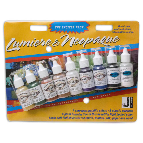 Jacquard Lumiere/Neopaque Pack .5oz 9/Pkg JAC9900