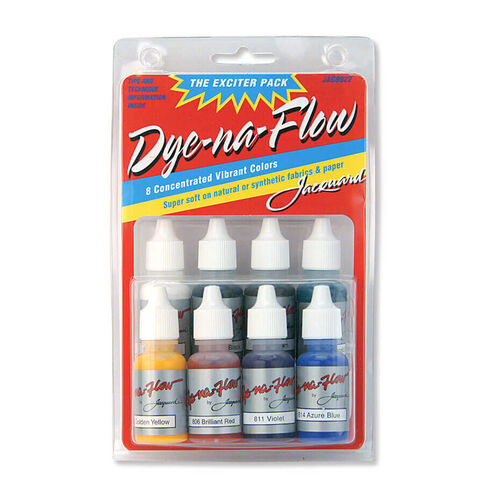 Jacquard Dye-Na-Flow Mini Exciter Pack .5oz 8/Pkg JAC9922