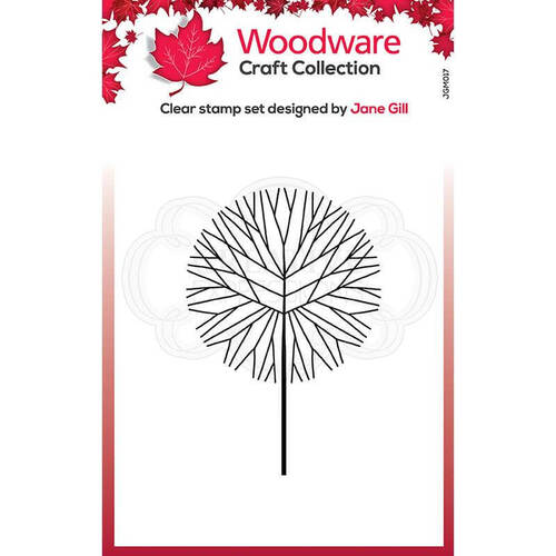 Woodware Clear Stamp Singles - Mini Round Twiggy Tree (3.8in x 2.6in)
