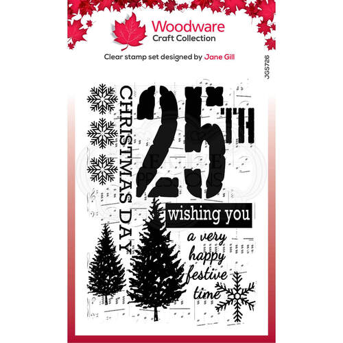 Woodware Clear Stamp Singles - Music for Christmas (4in x 6in)