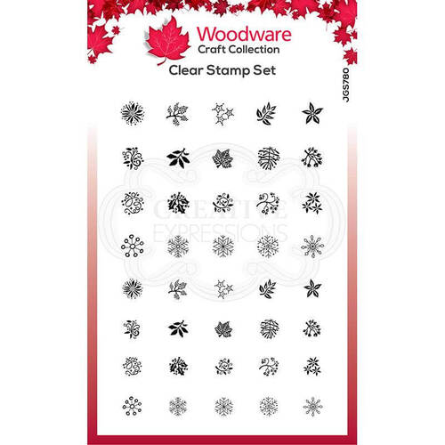 Woodware Clear Stamp Singles - Bubble Tops (4in x 6in)