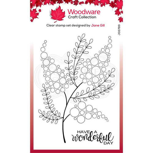 Woodware Clear Stamp Singles Bubble - Bloom Millie (4in x 6in)