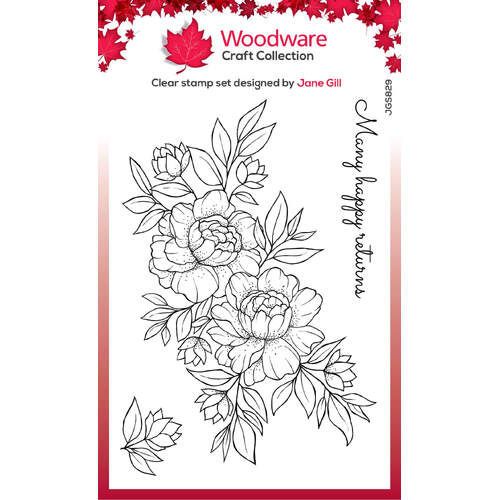 Woodware Clear Stamps - Many Happy Returns (4in x 6in)