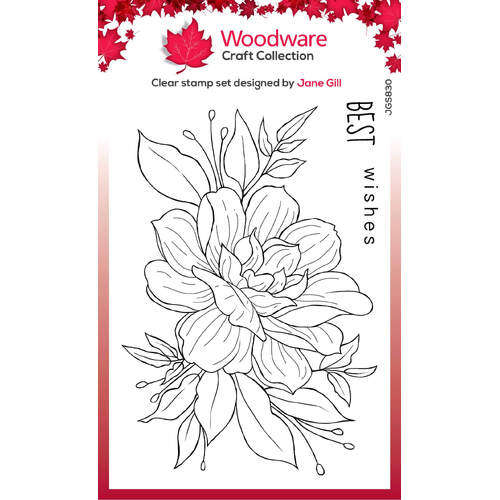 Woodware Clear Stamps - Gardenia (4in x 6in)