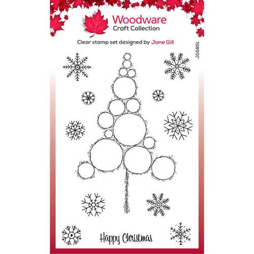 Woodware Clear Stamps Singles - Bubble Tree Stack (4in x 6in)