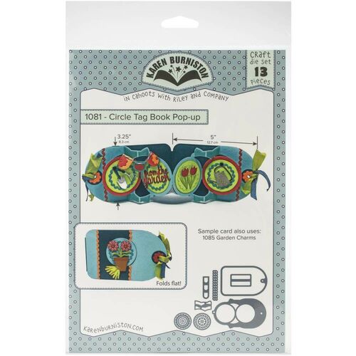 Karen Burniston Dies - Circle Tag Book Pop-Up KBR1081
