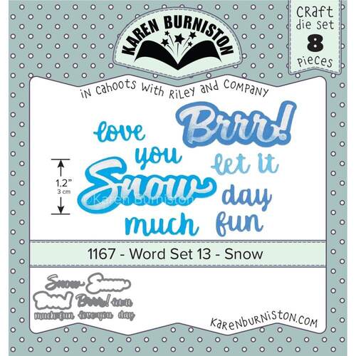 Karen Burniston Dies - Word Set 13 - Snow KBR1167