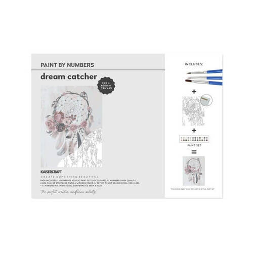 Kaisercraft Paint By Numbers Kit 30x40 - Dream Catcher CA263