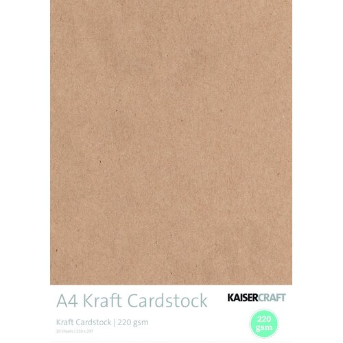 Kaisercraft Krafts 220 gsm A4 Cardstock 20 Sheets CB157