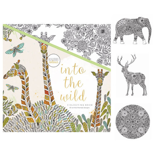 Kaisercraft Colouring Book - Into The Wild CL504