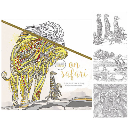 Kaisercraft Colouring Book - On Safari CL508