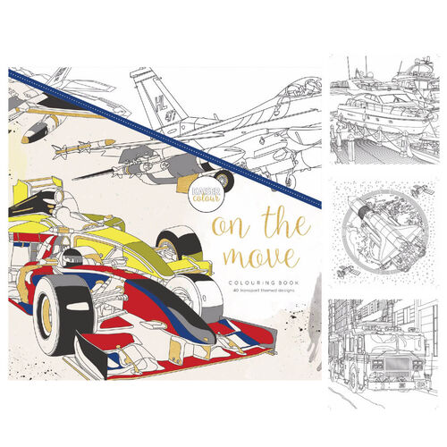 Kaisercraft Colouring Book - On The Move CL520