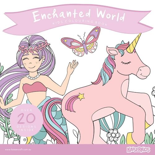 Kaisercraft Colouring Book - Enchanted World CL569
