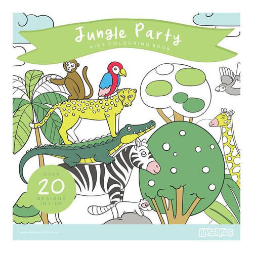 Kaisercraft Kids Colouring Book - Jungle Party CL573