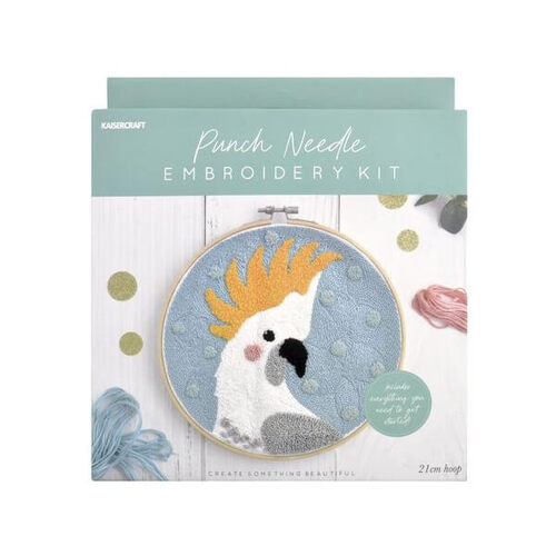 Kaisercraft Punch Needle Kit - Cockatoo PN205
