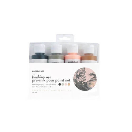 Kaisercraft Pouring Paint - Blushing Rose PPS703