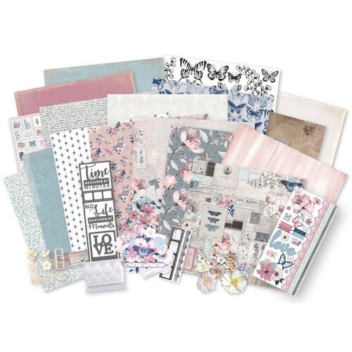 Kaisercraft Scrapbooking Kit 55 pieces - Reminisce SK102