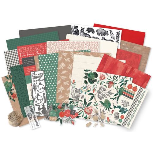 Kaisercraft Scrapbooking Kit 57 pieces  - Native Noel SK103