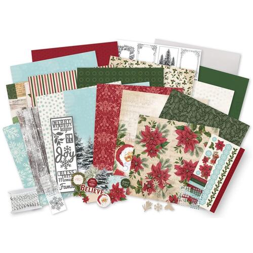 Kaisercraft Scrapbooking Kit 57 pieces - Christmas Miracle SK104