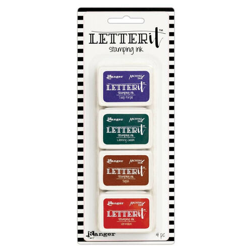 Ranger  Archival Ink Pads Mini - Letter It Kit 4 LEI64206