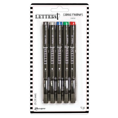 Ranger Letter It Coloured Fineline Pens - Classic LEI65838