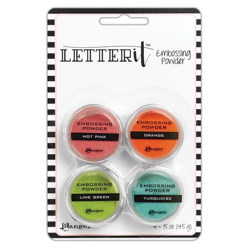 Ranger Letter It Embossing Powder Set - Brights LEP62912 (Discontinued)