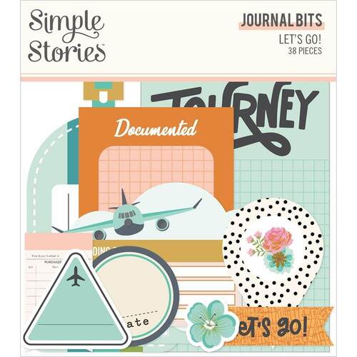 Simple Stories Bits & Pieces Die-Cuts 38/Pkg - Journal
