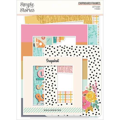 Simple Stories Chipboard Frames - Let's Go!