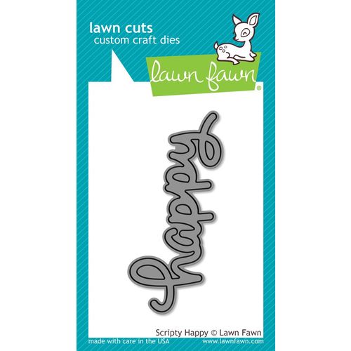 Lawn Fawn - Lawn Cuts Dies - Scripty Happy LF1366