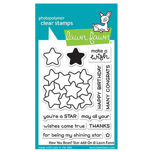 Lawn Fawn - Clear Stamps - How You Bean? Star Add-On LF1690