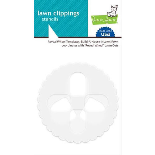 Lawn Fawn Stencils - Reveal Wheel Templates: Build-A-House LF2041