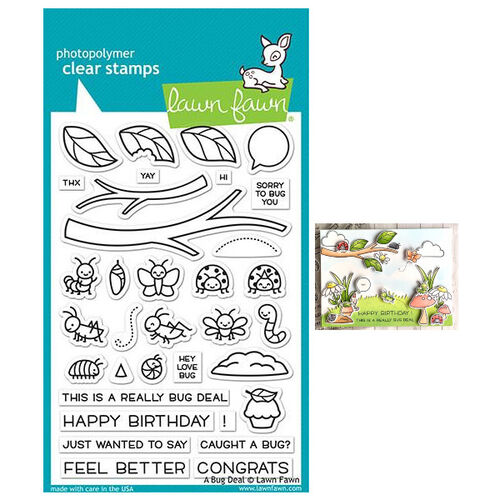 Lawn Fawn Stamps - A Bug Deal LF2221
