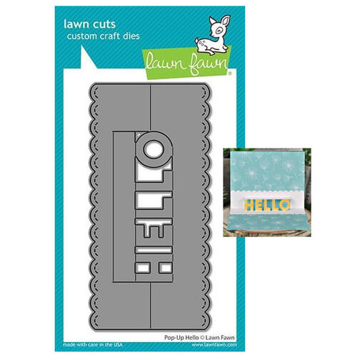 Lawn Fawn Dies - Pop-up Hello LF2263