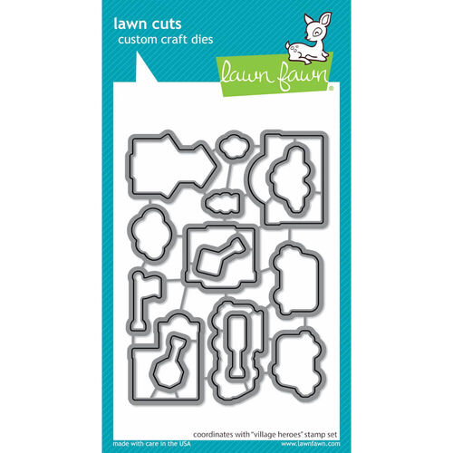 Lawn Fawn - Lawn Cuts Dies - Village Heroes LF2328