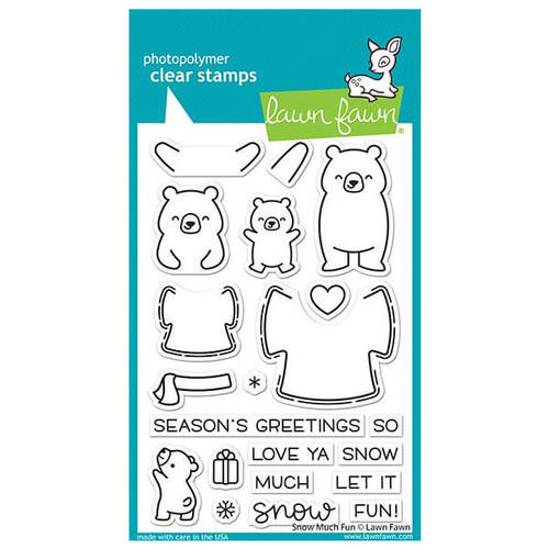 Lawn Fawn - Clear Stamps - Snow Much Fun LF2411