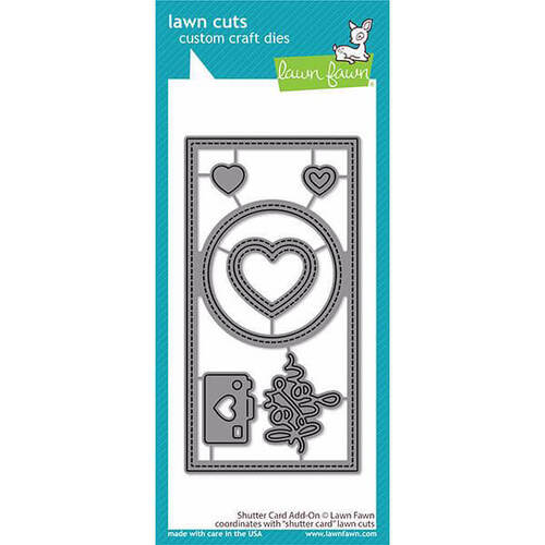 Lawn Fawn - Lawn Cuts Dies - Shutter Card Add-On LF2433