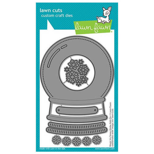 Lawn Fawn - Lawn Cuts Dies - Magic Iris Snow Globe Add-On LF2435